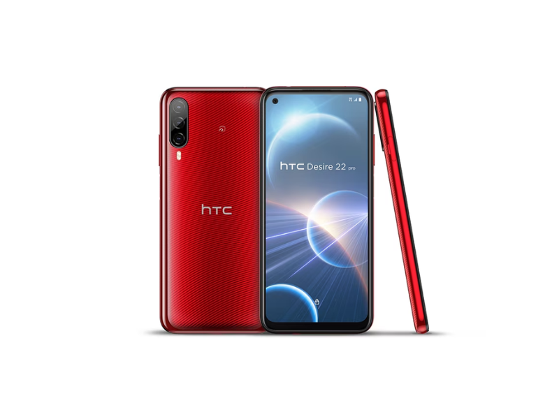 HTC Desire 22 Pro RED ROM 128GB 8GB RAM (FACTORY UNLOCKED) 6.6