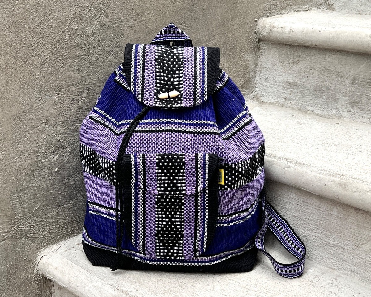 Backpack Mochila Travel Bag Ethnic Morral Mexican Artisan Durable