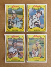 1981 KELLOGG'S 3-D SUPER STARS BASEBALL CARD SINGLES COMPLETE YOUR SET UPDATED