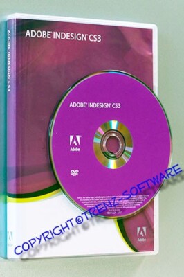Adobe Indesign CS3 Windows - deutsch - mit Orginal-DVD - incl. MwSt