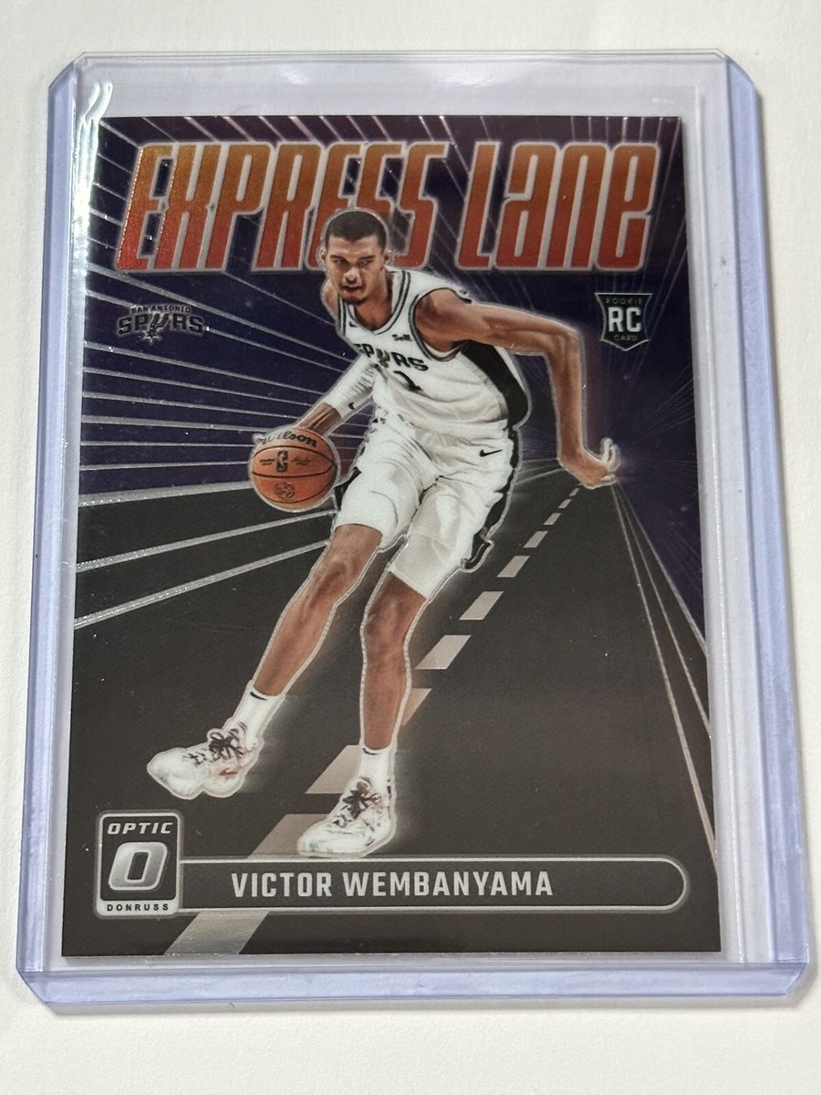 2023-24 Donruss Optic Victor Wembanyama Express Lane RC #8 Base