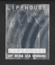 Pase trasero Lifehouse No Name Face Tour 2001
