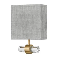 Hinkley Lighting Luster LED Light Interior Wall Mount in Heritage Brass - 41601H