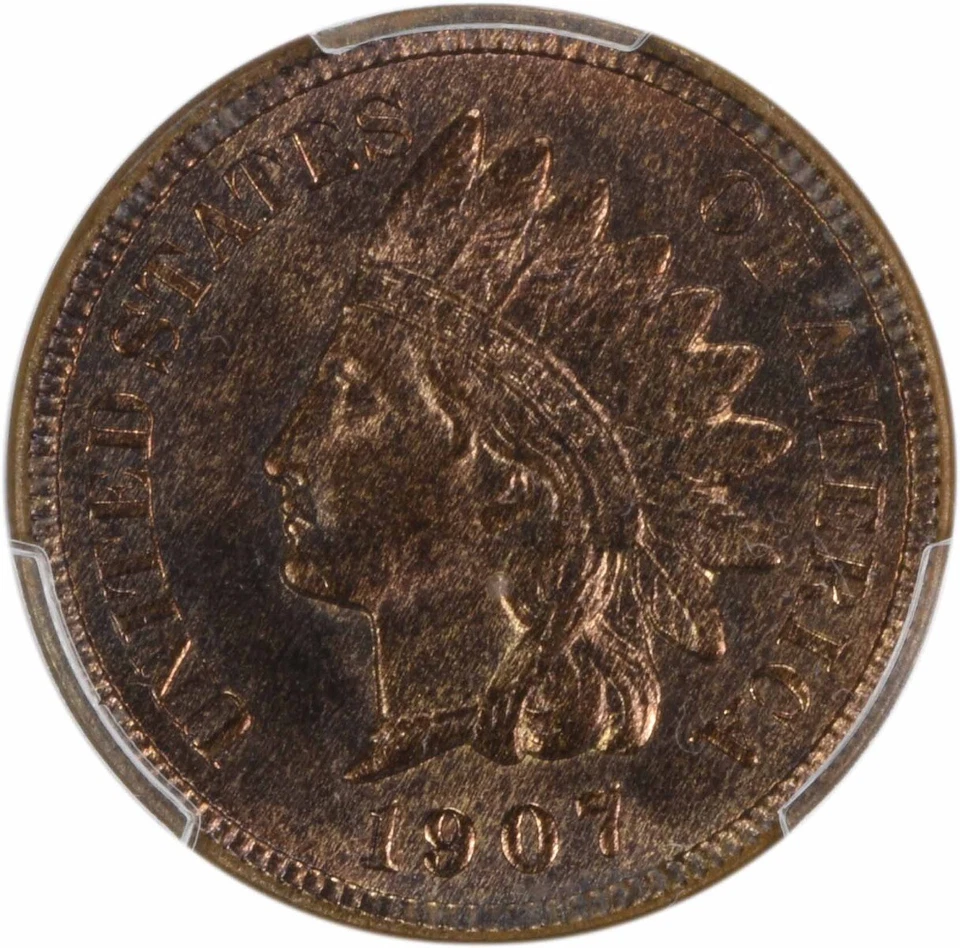 1907 Indian Cent MS65BN PCGS - Image 3 of 4