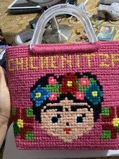 Frida Kahlo Bolso Cartera Chichén Itzá Hecho a Mano Bolso Cartera Lana Único