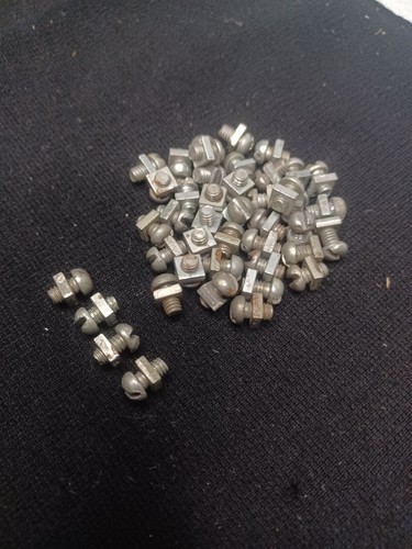 Gilbert Erector Set Part S51 1/4" X 8-32 Screw Cadmium - Picture 3 of 3