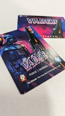 Star Wars Unlimited | Darth Vader Leader Proxy Card and Base | Original Art
