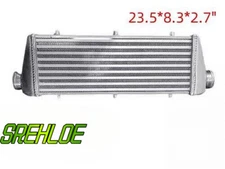 Universal Aluminum 24" x 8" x 3" FMIC Front Mount Turbo Intercooler 2.25" I/O