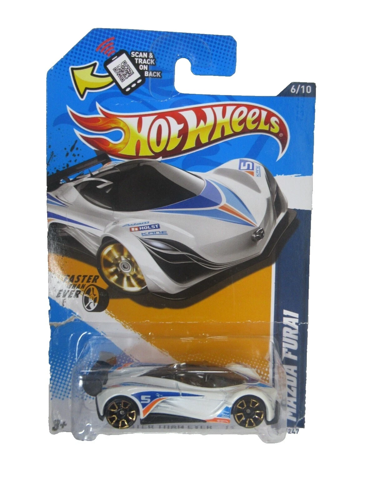 Hot Wheels Faster Than Ever 风火轮马自达压铸玩具车