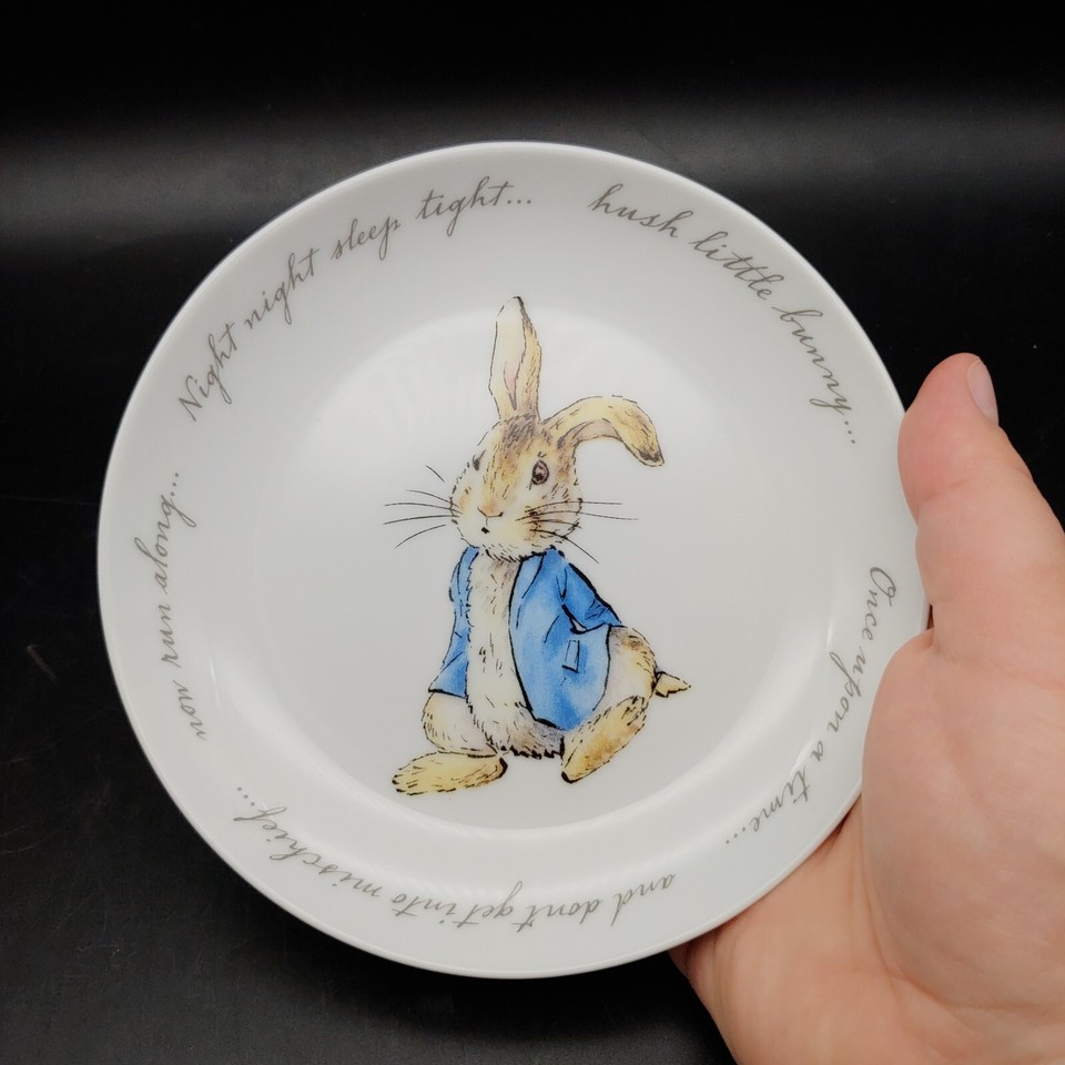 4 Peter Rabbit Classic Appetizer Snack Plates - 6