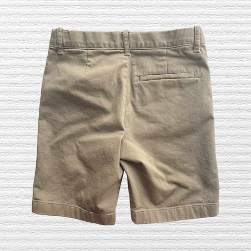 J Crew Crewcuts Boys Classic Khaki Shorts Tan Beige Adjustable Waist Size 8 - Picture 2 of 12