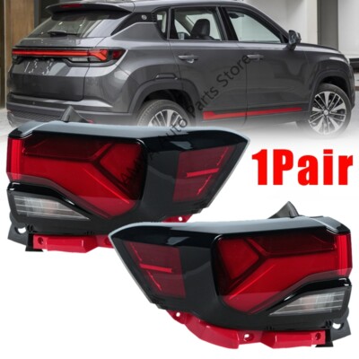 1Pair Side Rear Tail Light Bake Stop Lamp For Changan CS35 PLUS 2021 2022 2023