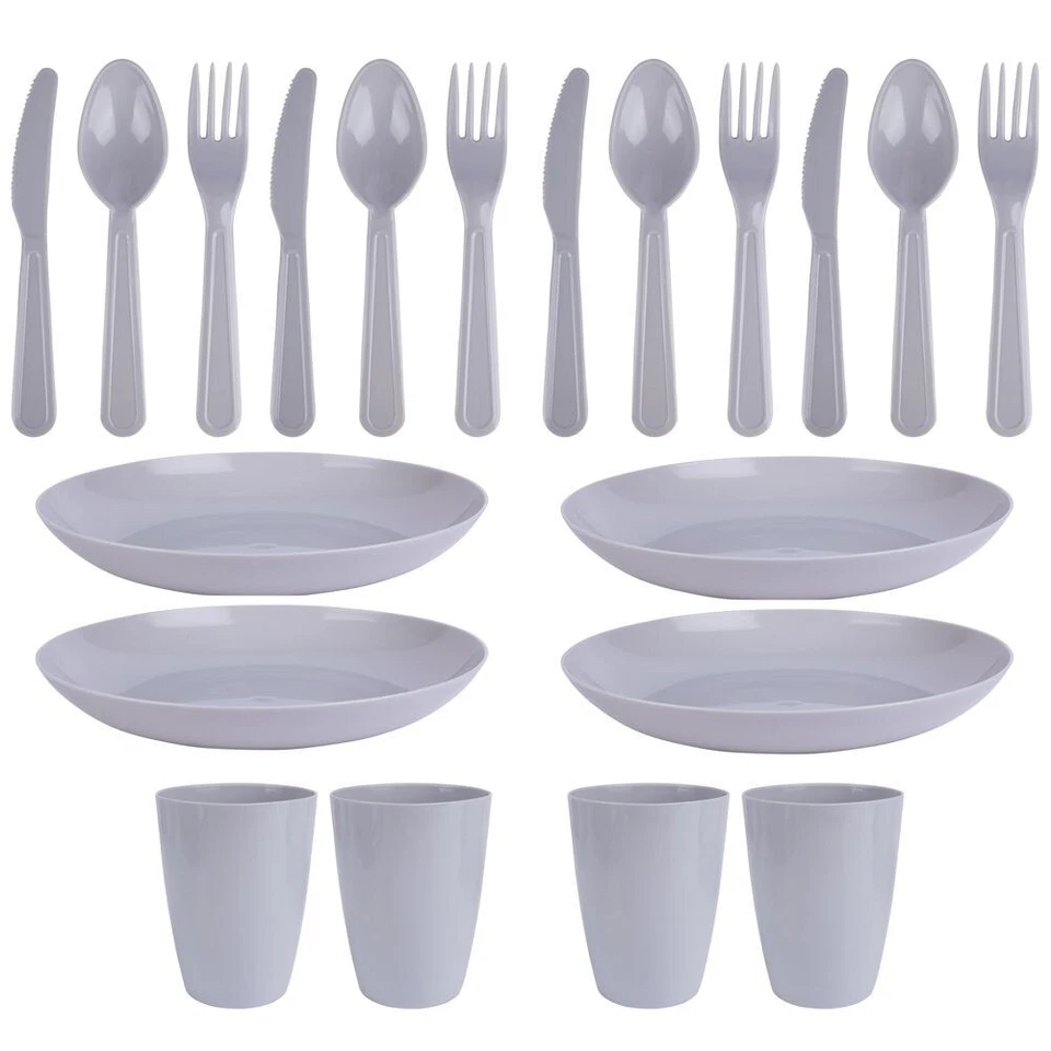 Picknickset Besteckset Camping-Besteck-Set Picknickgeschirr- und Besteckset 20El - Bild 4 von 4