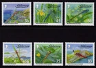 Guernsey Alderney 2010 Dragonflies SG A381-A386 MNH