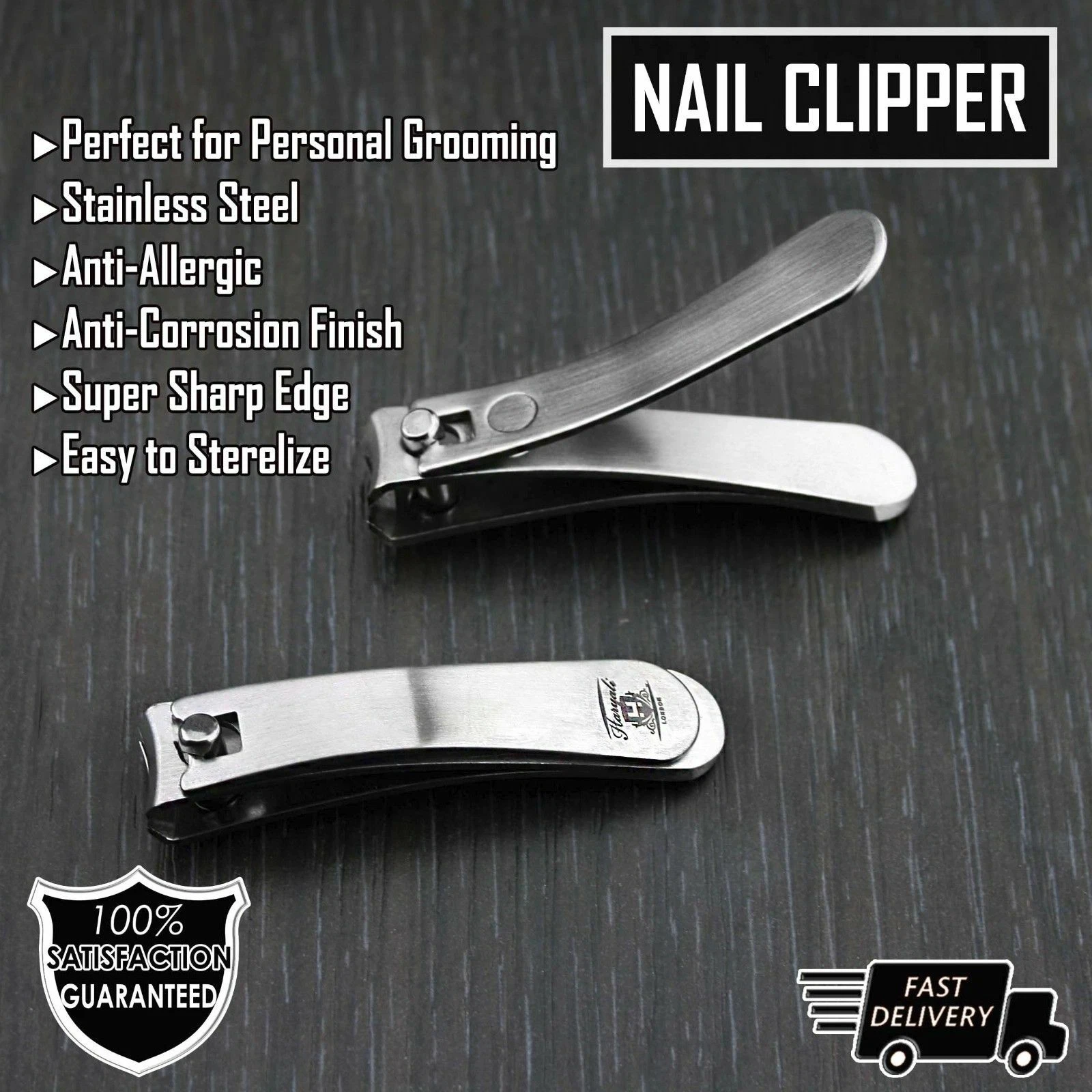Stainless Steel Small Baby Toe Nail Clipper Cutter for Manicure & Pedicure 2.3"