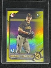 2022 Bowman Draft Robby Snelling Yellow 1st, 1st Edition 33/75! HOT! 🔥