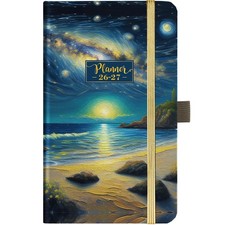 2026-2027 Pocket Planner/Calendar Weekly and Monthly Planner with Pen Loop
