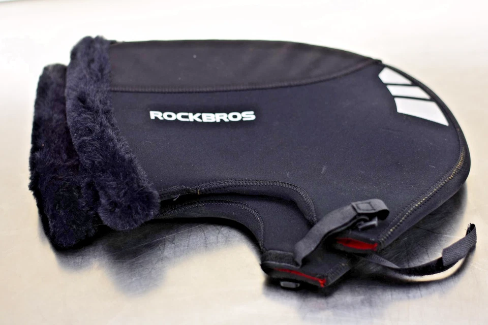 ROCKBROS Winter Bicycle Handlebar Gloves Road Bike Cycling Warm Bar Mittens - Image 2 of 3