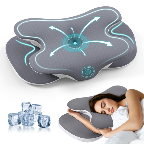 Cervical Neck Pillow for Neck and Shoulder, Odorless Memory Foam Pillow with ...