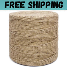 500FT Jute Twine Rope 3mm 6ply Natural Thick Garden Twine String Heavy Duty f...