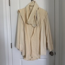 Star Jedi Master Obi-Wan Kenobi Cosplay Costume White Suit Cloak Halloween