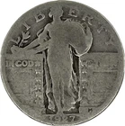 1927-S Standing Liberty Quarter in a SAFLIP®