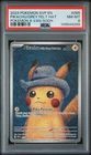 2023 POKEMON SVP EN-SV BLACK STAR PROMO #085 PIKACHU WITH GREY FELT HAT PSA 8