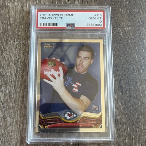 Topps 2013 Topps Chrome Travis Kelce #118 Base RC PSA 10 Chiefs