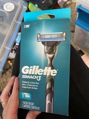 Gillette MACH3 Razor 1  Handle + 1 Refill Cartridge !