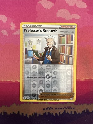 Pokemon Karte Professor's Research Brilliant Stars Reverse Holo Rare 147/172 NM