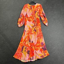 FARM RIO Jungle Panther Dress Women's Size XL Beige Multi 313673