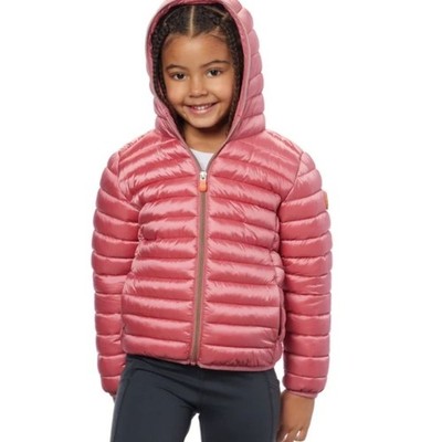 Kids  Lightweight Puffer Jacket NWT | Blue Hooded Coat | Warm Synthetic Down |