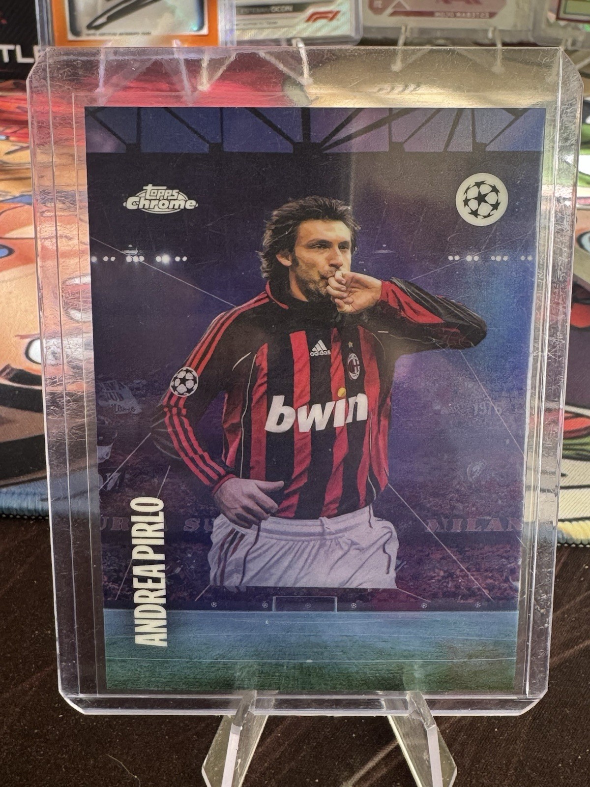 2024-25 Topps Chrome UCC UEFA ANDREA PIRLO AC Milan TIFO Case Hit Insert SP
