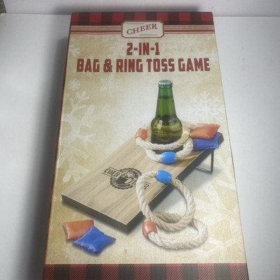 cheer 2 in 1 bag & ring toss game