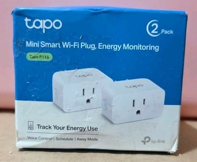 Tapo Model P115 Mini Smart Wi-Fi Plug Energy Monitoring 2 Pack Sealed
