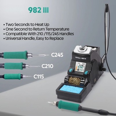 982-III C115 C210 Soldering Iron Precision Soldering Station Control Temperature