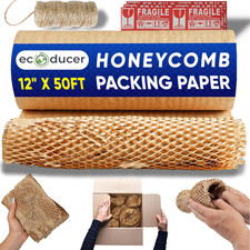 Honeycomb Packing Paper 12  X50  Moving Supplies. Eco Friendly Bubble Paper Wrap