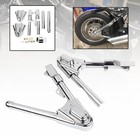 Chrome Rear Swingarm Phantom Covers For Harley Fat Boy Heritage Softail 2000 07