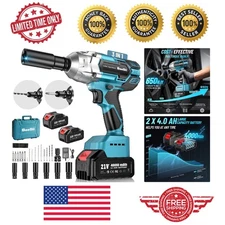 Cordless Impact Wrench 1/2 inch, High Torque 479 Ft-lbs Brushless Impact Driver