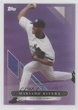 2021 Topps X Derek Jeter Purple 19/25 Mariano Rivera #18 HOF 0y0n