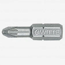 Witte Pro Pozidriv Bit with Truncated Tip, #2 x 25mm
