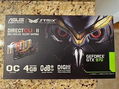 ASUS NVIDIA GeForce GTX 970 4GB GDDR5 Video Card (STRIXGTX970DC2OC4GD5)