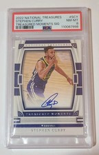 2022 Stephen Curry #TM-SCY Treasured Moments Sig 14/99 Auto -  PSA 8 (Warriors)