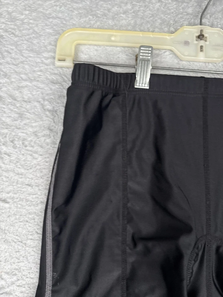 Pantalones Cortos TYR Unisex Acolchados Ciclismo Bicicleta Medianos Negros Lycra Triatlón Hechos en EE. UU. Foto 4 de 4