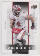 2014 Upper Deck Star Rookies Box Set Jared Abbrederis #39 02fd