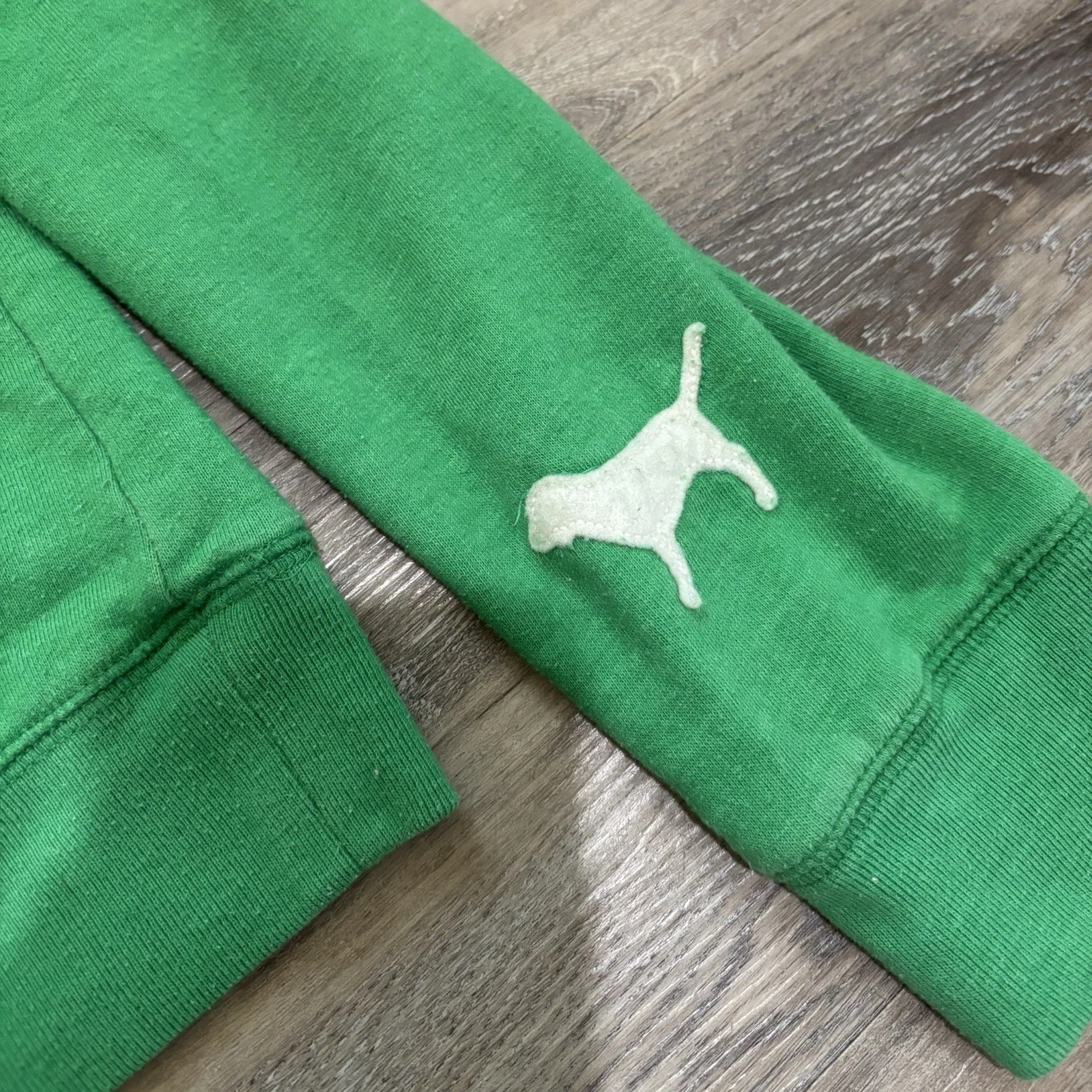 UNDERCOVER Felpa con cappuccio vintage ROSA Victoria’s Secret 2010 logo boxy crop taglia Large