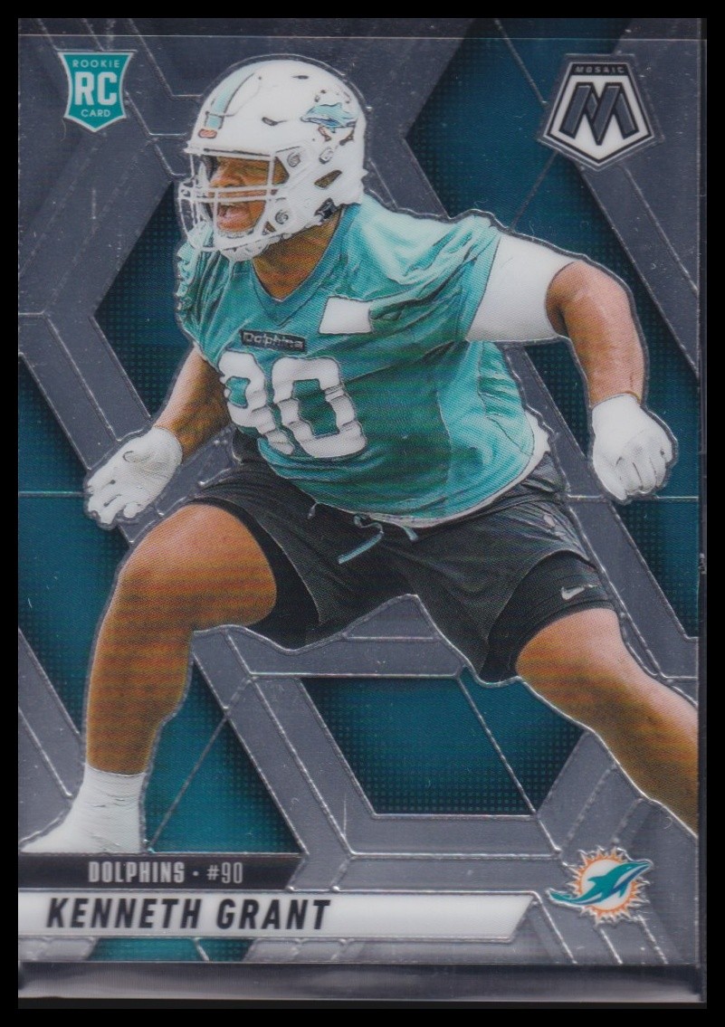 2025 Panini Mosaic #351 Kenneth Grant (RC)