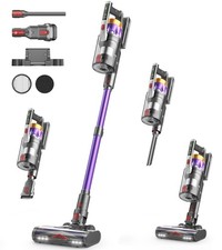 Cordless Vacuum Cleaner, 650W 55KPA 70Mins Vacuum Cleaners for Home, Anti-Tan...