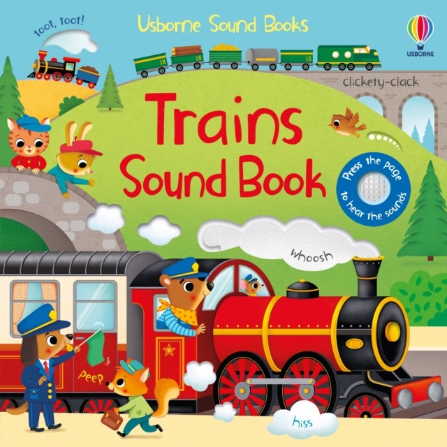 Trains Sound Book by Sam Taplin (Board book)