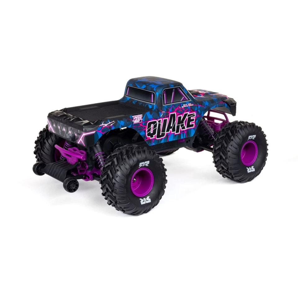 ARRMA 1:10 QUAKE 223S 2WD RTR – 2S/3S Brushless Monster Truck, DSC, Purple - Bild 3 von 4
